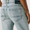 Jeans a vita media e vestibilità dritta – Cash
