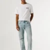 Jeans a vita media e vestibilità dritta – Cash