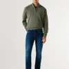 Jeans a vita media e vestibilità dritta – Cash
