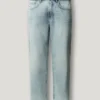 Jeans a vita media e vestibilità dritta – Cash