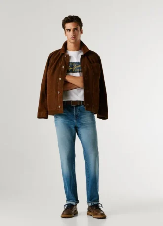 Jeans a vita media e vestibilità dritta – Dalston
