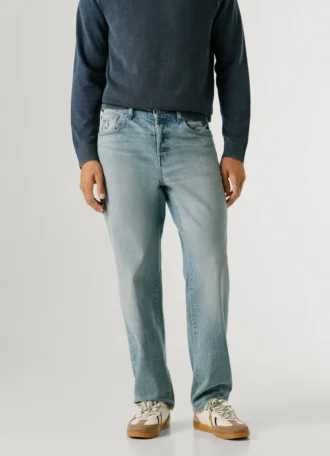 Jeans a vita media e vestibilità dritta – Dalston