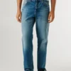 Jeans a vita media e vestibilità dritta – Dalston