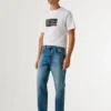 Jeans a vita media e vestibilità dritta – Dalston