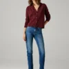 Jeans a vita media e vestibilità dritta – Mary
