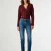 Jeans a vita media e vestibilità dritta – Mary