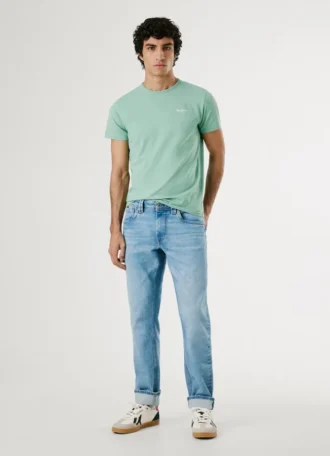 Jeans a vita media e vestibilità regolare – Cash Denim