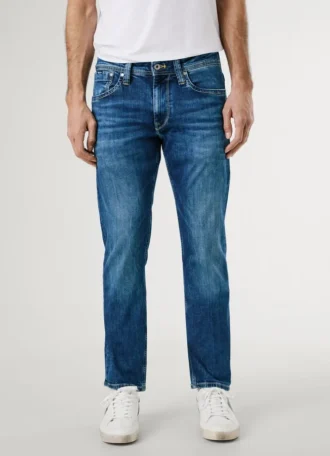 Jeans a vita media e vestibilità regolare – Cash Denim