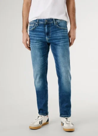 Jeans a vita media e vestibilità regolare – Stanley
