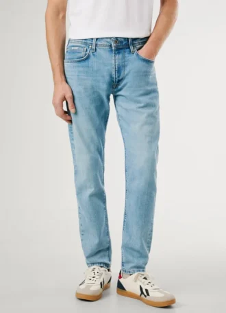 Jeans a vita media e vestibilità regolare – Stanley