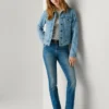 Jeans slim fit a vita media – Grace
