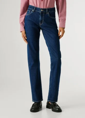 Jeans slim fit a vita media – Grace