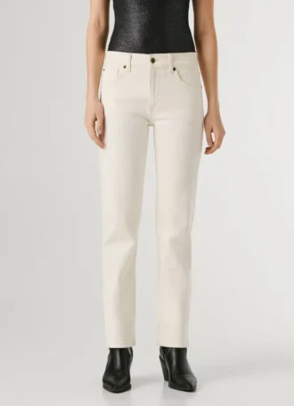 Jeans slim fit a vita media – Grace