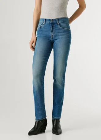 Jeans slim fit a vita media – Grace