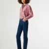 Jeans slim fit a vita media – Grace