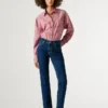 Jeans slim fit a vita media – Grace