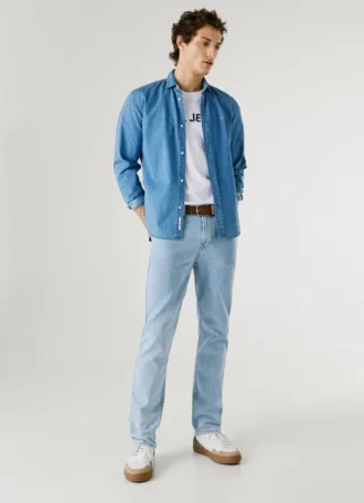 Jeans slim fit a vita media – Hatch