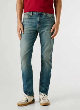 Jeans slim fit a vita media – Hatch