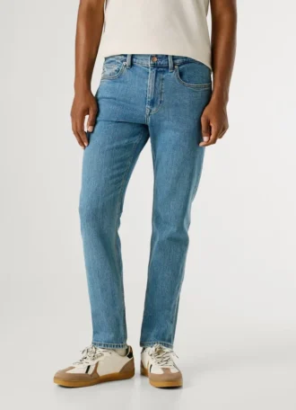 Jeans slim fit a vita media – Hatch