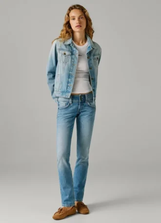 Jeans slim fit a vita media – Iconic Gen