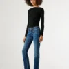Jeans slim fit a vita media – Iconic Gen