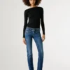 Jeans slim fit a vita media – Iconic Gen