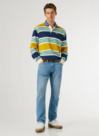 Jeans slim fit a vita media – Track