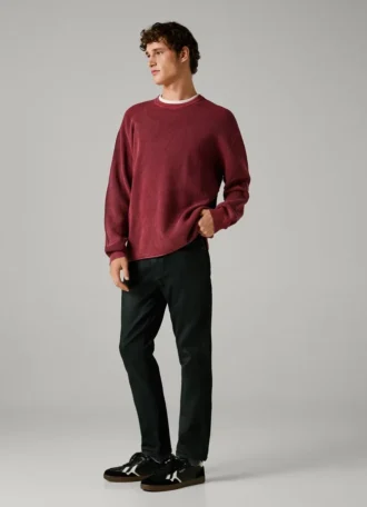 Jeans slim fit a vita media – Track