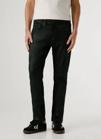 Jeans slim fit a vita media – Track
