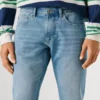 Jeans slim fit a vita media – Track