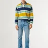Jeans slim fit a vita media – Track