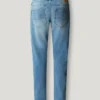 Jeans slim fit a vita media – Track