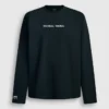 Maglietta a maniche lunghe con stampa logo Maglietta a maniche lunghe con stampa logo