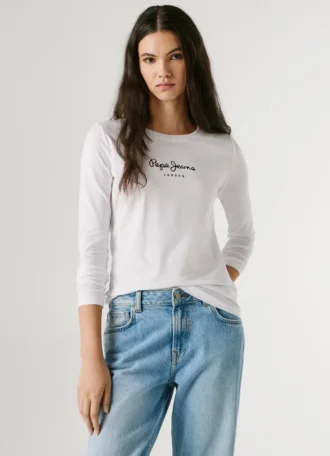 Maglietta a maniche lunghe slim fit