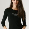 Maglietta a maniche lunghe slim fit Maglietta a maniche lunghe slim fit