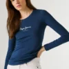 Maglietta a maniche lunghe slim fit Maglietta a maniche lunghe slim fit
