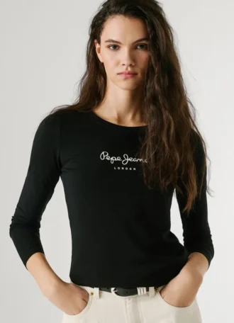 Maglietta a maniche lunghe slim fit
