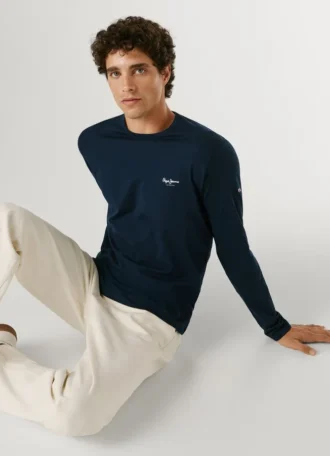 Maglietta a maniche lunghe slim fit