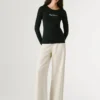 Maglietta a maniche lunghe slim fit Maglietta a maniche lunghe slim fit