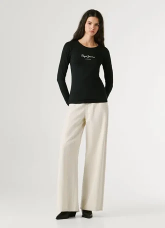 Maglietta a maniche lunghe slim fit