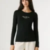 Maglietta a maniche lunghe slim fit Maglietta a maniche lunghe slim fit