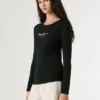 Maglietta a maniche lunghe slim fit Maglietta a maniche lunghe slim fit