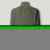 Maglione a collo alto con mezza zip