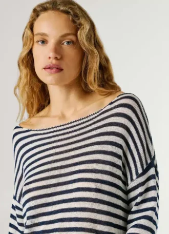 Maglione a righe