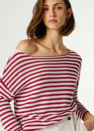 Maglione a righe