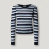 Maglione a righe a costine Maglione a righe a costine