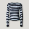 Maglione a righe a costine Maglione a righe a costine