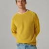 Maglione girocollo in piqué Maglione girocollo in piqué