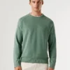 Maglione girocollo in piqué Maglione girocollo in piqué