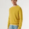 Maglione girocollo in piqué Maglione girocollo in piqué